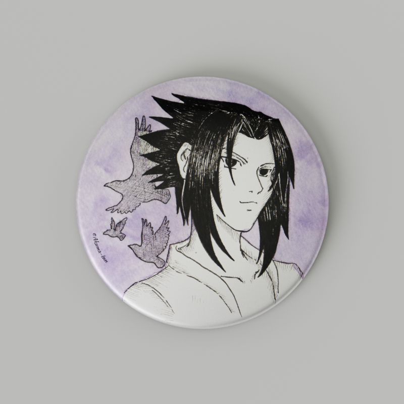 Przypinka Naruto Sasuke