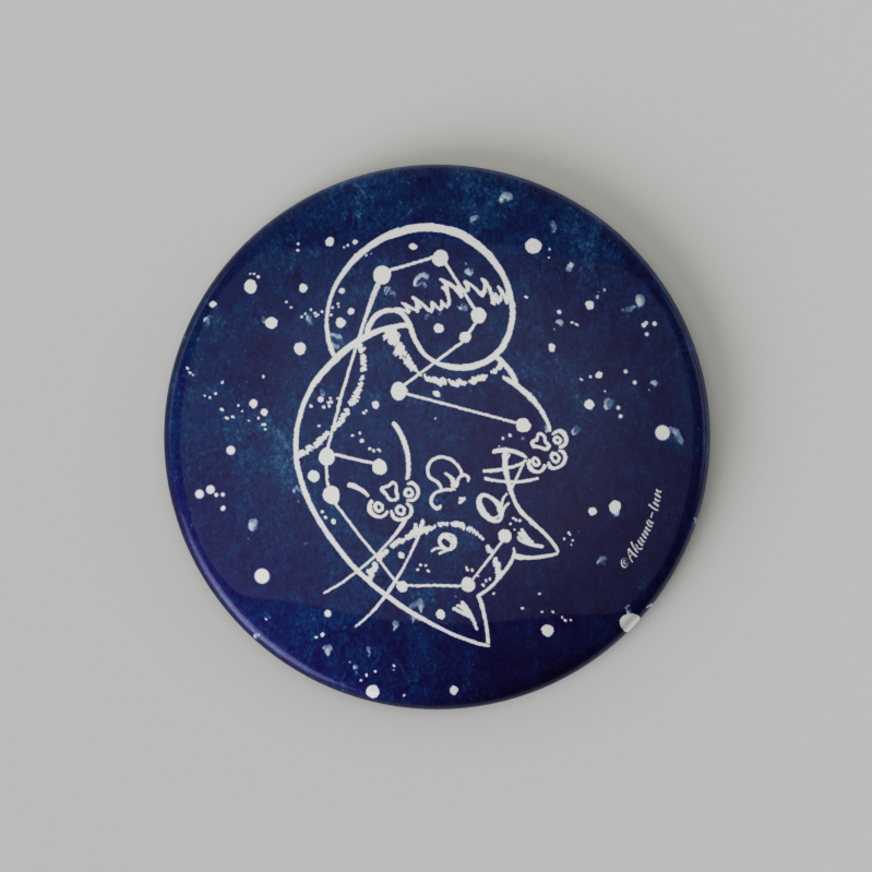 Zula Star Cats Pin