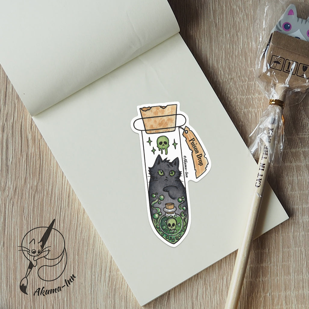Sticker Evil Vials - Poision Drop