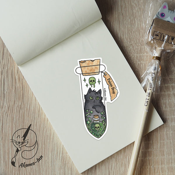 Sticker Evil Vials - Poision Drop