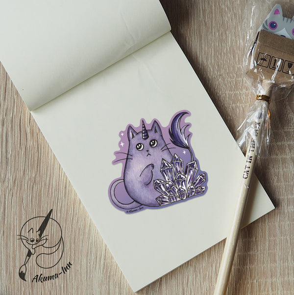 Sticker Caticorn - Purple