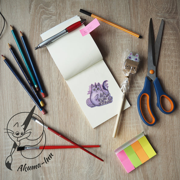 Sticker Caticorn - Purple
