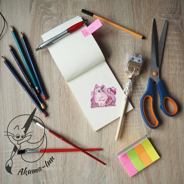 Sticker Caticorn - Pink