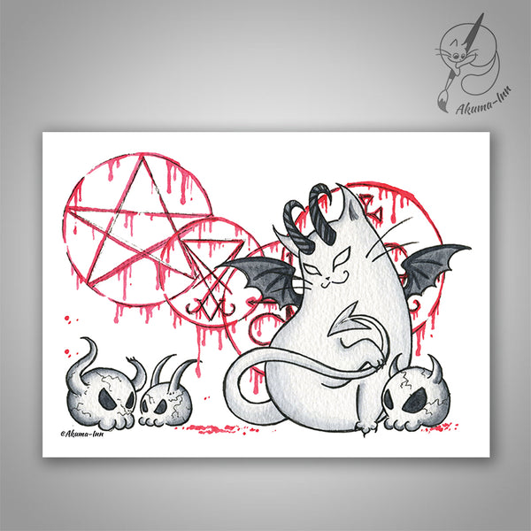 Pocztówka Spooky Demon