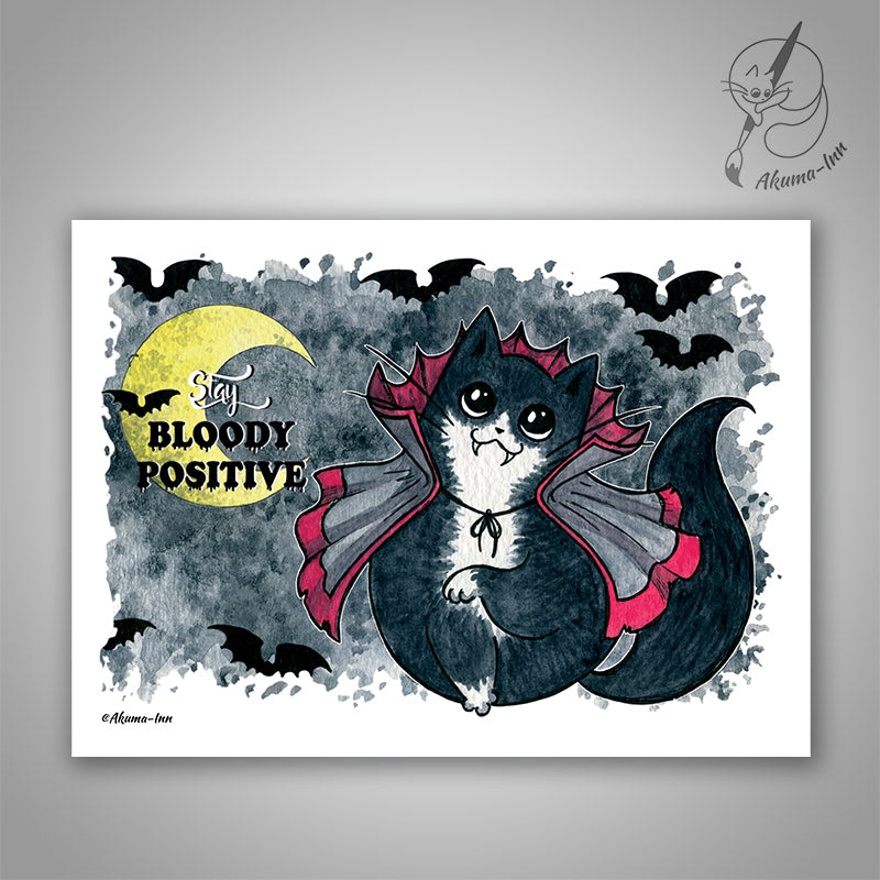 Pocztówka Spooky Wampir