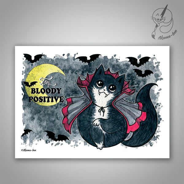 Pocztówka Spooky Wampir