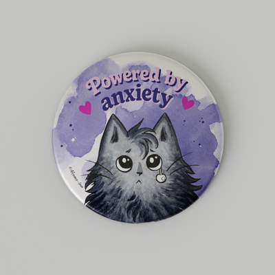 Przypinka Grumpy Cat - Anxiety