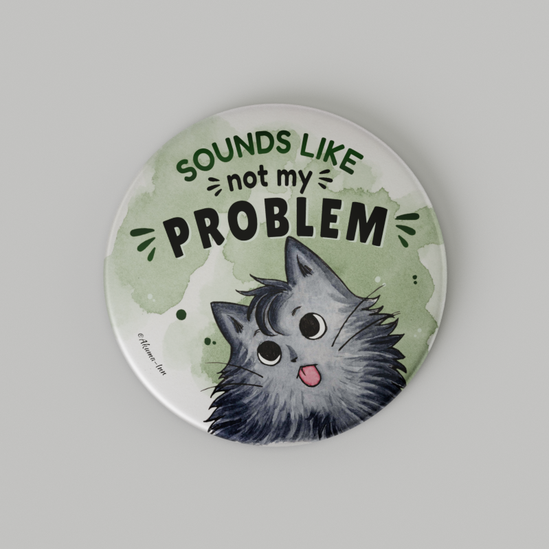 Przypinka Grumpy Cat - Problem