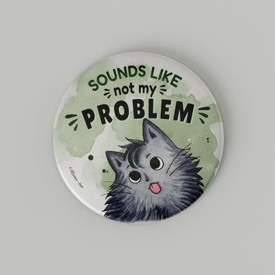 Przypinka Grumpy Cat - Problem