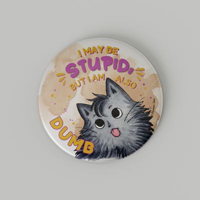 Przypinka Grumpy Cat - Stupid