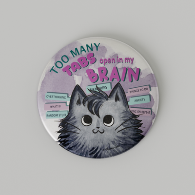 Przypinka Grumpy Cat - Too many