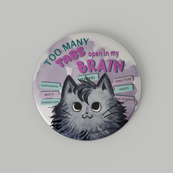 Przypinka Grumpy Cat - Too many