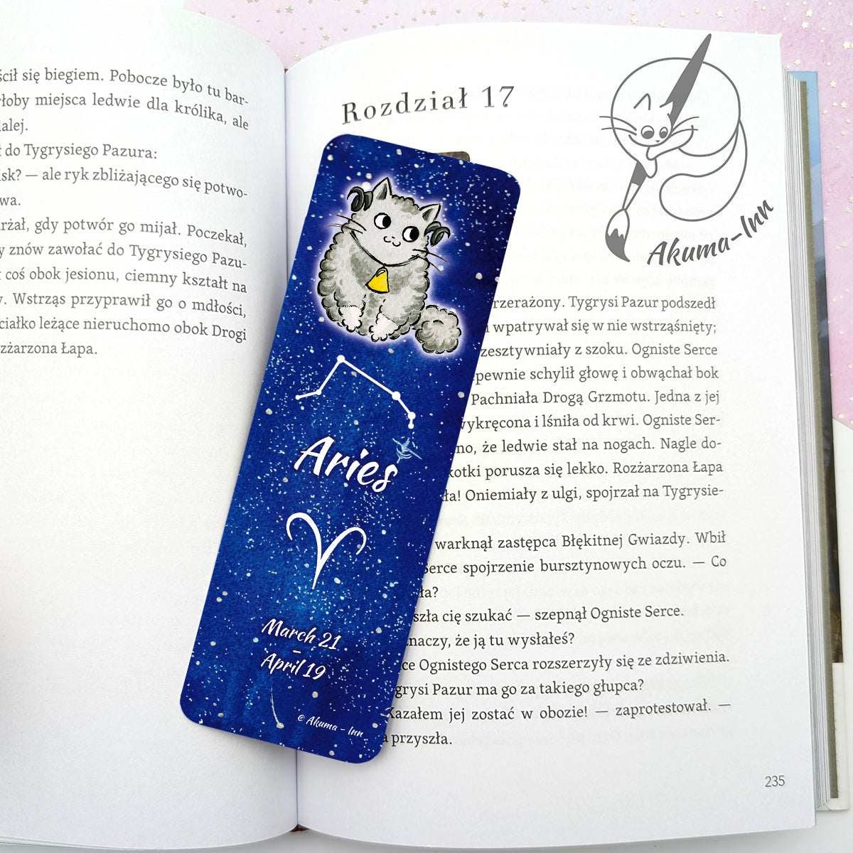 Zakładka Zodiak Baran