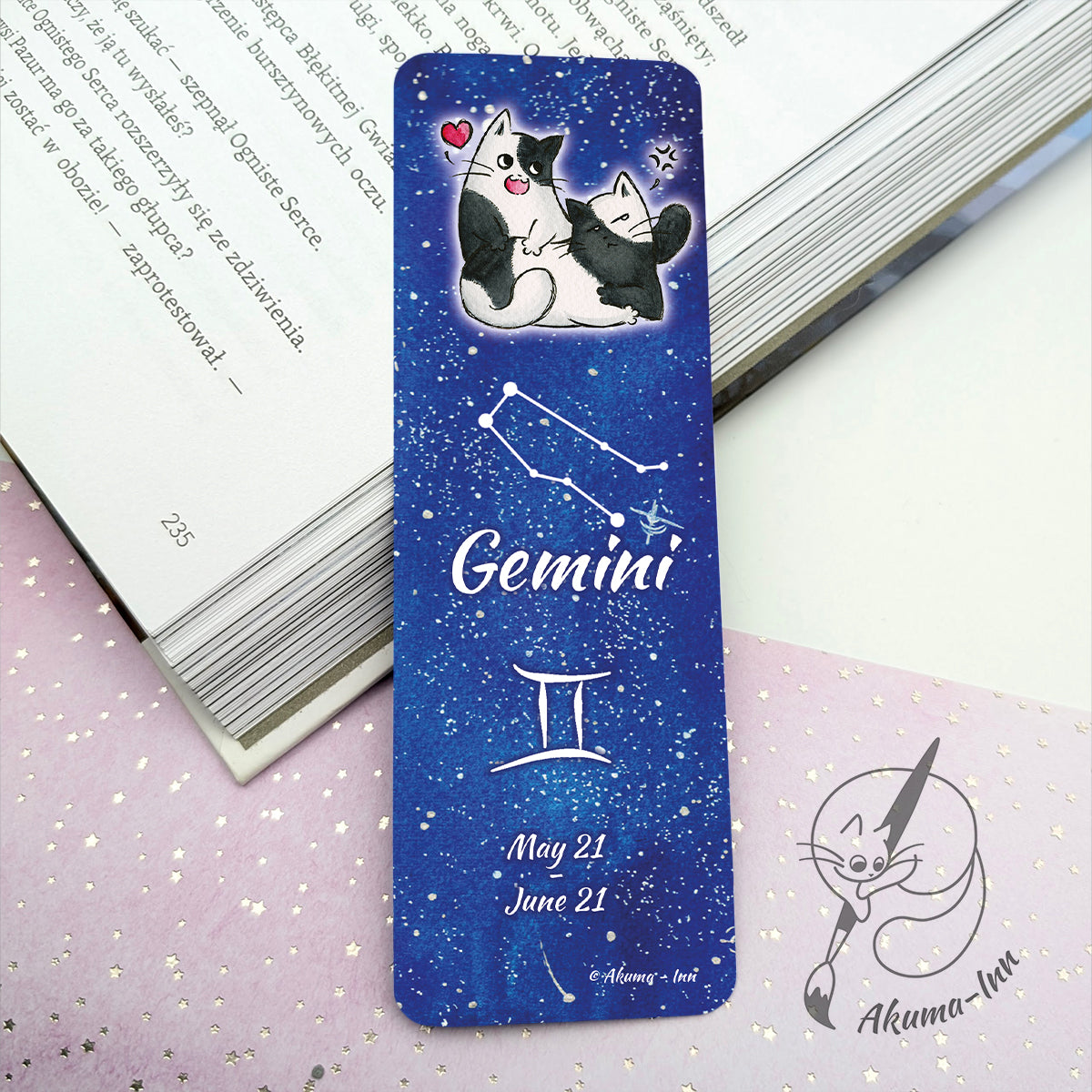 Zakładka Zodiak Bliźnięta