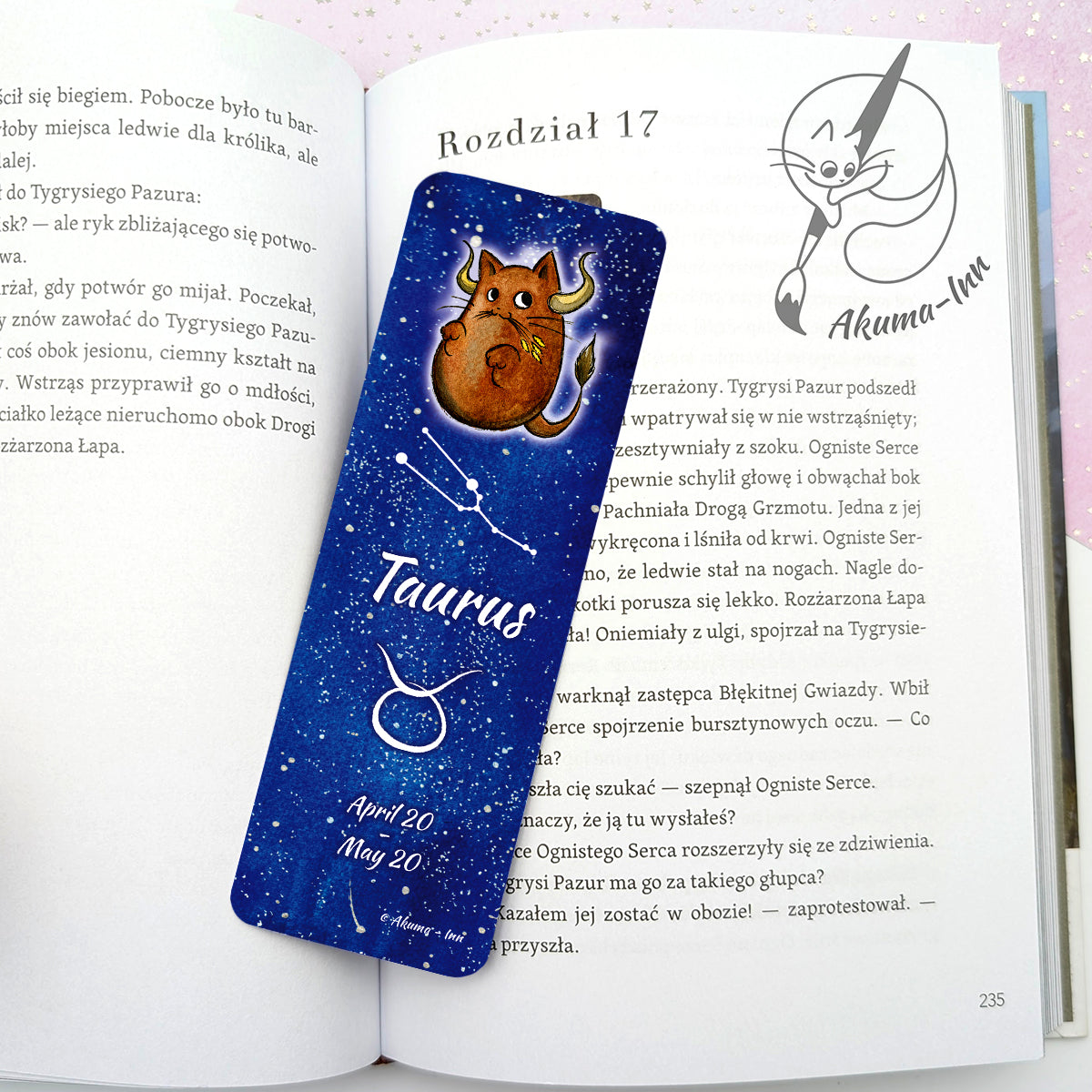Zakładka Zodiak Byk