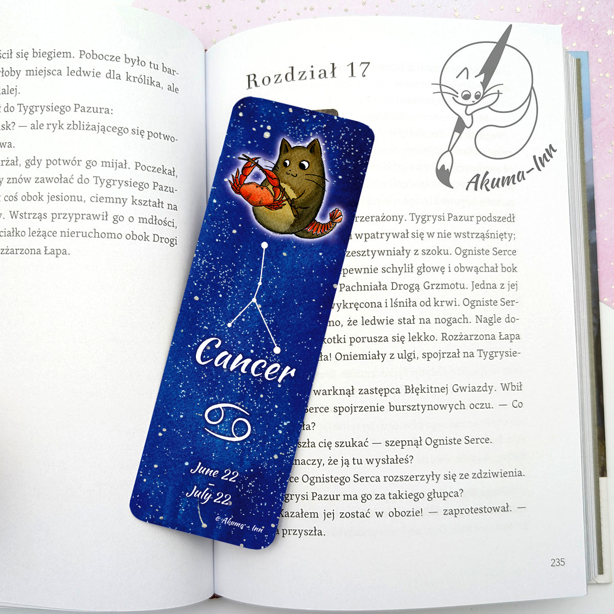 Zakładka Zodiak Rak