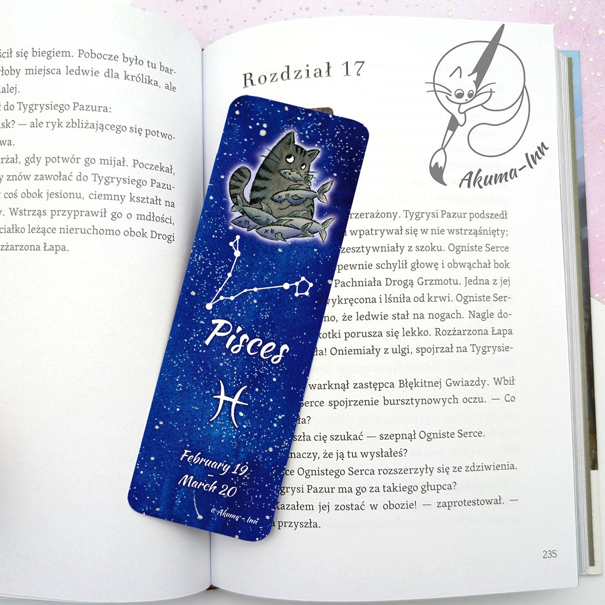 Zakładka Zodiak Ryby