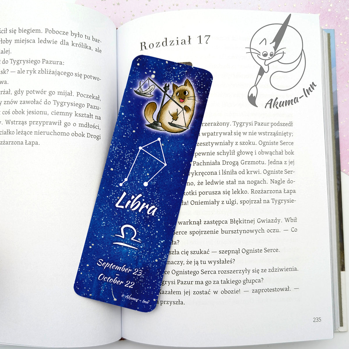 Zakładka Zodiak Waga