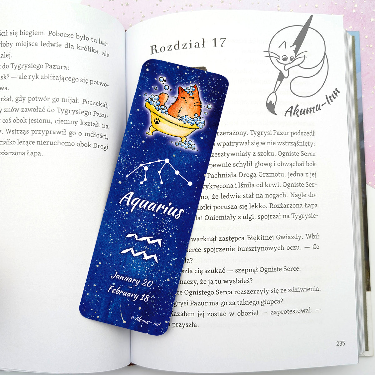 Zakładka Zodiak Wodnik