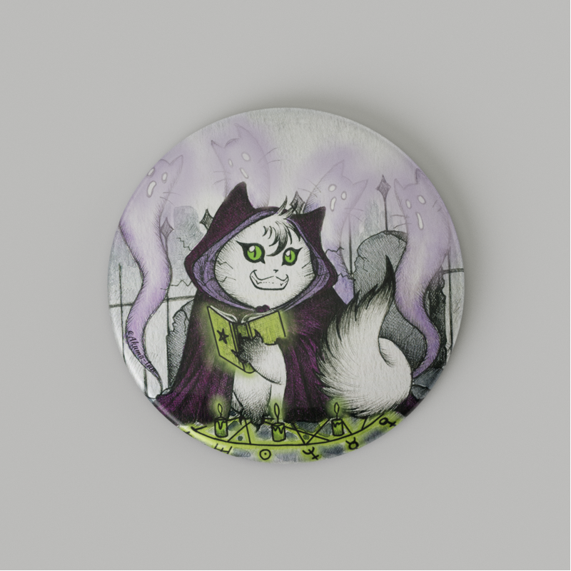 Przypinka NecroCat
