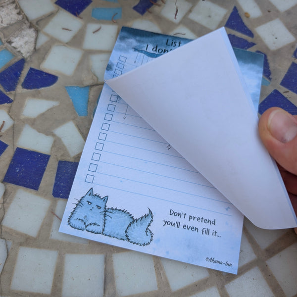Notepad - Shit List 